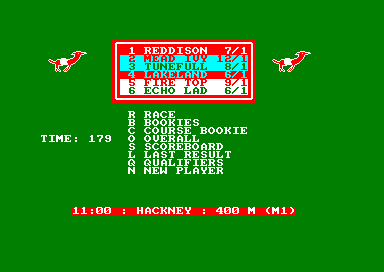 Wembley Greyhounds for the Amstrad CPC