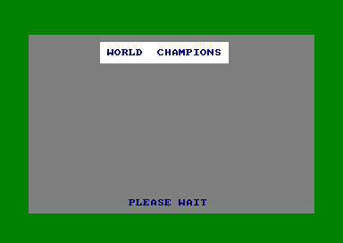 World Champions for the Amstrad CPC