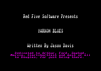 Yarkon Blues for the Amstrad CPC