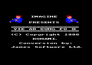 Yie Ar Kung Fu 2 for the Amstrad CPC