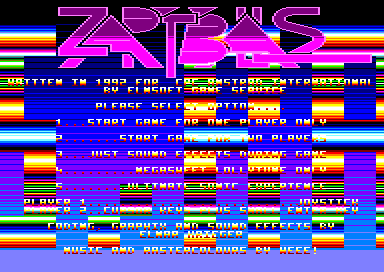 Zap T Balls for the Amstrad CPC