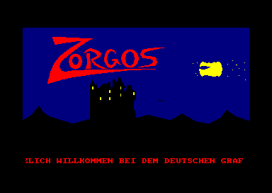 Zorgos for the Amstrad CPC