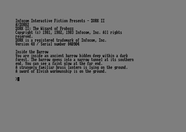 Zork 2 for the Amstrad CPC